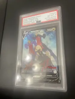 Garchomp V TG23/TG30 SWSH10: Astral Radiance Pokemon Card Autograph Psa 8 - Image 3