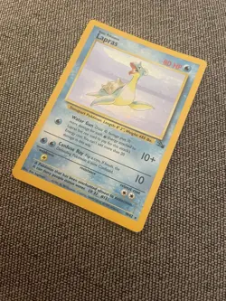 Pokemon TCG Lapras Fossil Holo Unlimited Rare Card 10/62 - Image 3