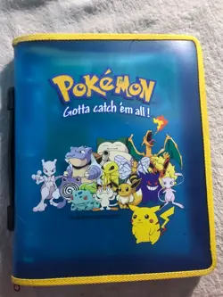 Original Pokemon Collectors Binder with Cards 742818083201 - Image 1