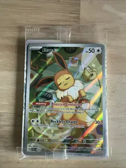 Prismatic Evolutions Eevee 173 Full Art Promo Sealed Code With Card Dividers - Image 1