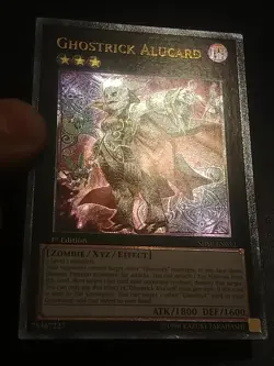 Yu-Gi-Oh! ULTIMATE RARE HOLO CARD GHOSTRICK ALUCARD SHSP-EN052 1ST VLP - Image 2