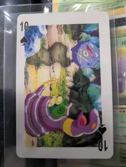 1998 Ekans & Koffing Pokemon Pocket Monsters Poker Playing Card Vintage - Image 1