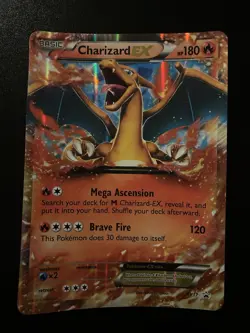 Pokemon TCG Charizard EX XY17 Jumbo Holo Black Star Promo Card 2014 - Image 1
