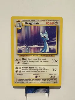 Dragonair - Base Set - #18/102 - Rare Vintage Pokemon Card TCG 1999 WOTC NM - Image 1