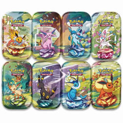 Pokemon TCG - Prismatic Evolutions 8 Mini-Tins w Promo Cards - Image 1