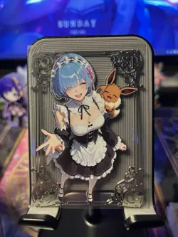 Goddess Story Metal Card Serialized Anime Waifu Random Serial # - Image 1