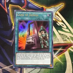 Yugioh! Card of Demise DUPO-EN050 Ultra Rare 1st Edition NM - Image 1
