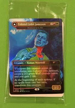 Magic The Gathering Spider-Man COLONEL JOHN JAMESON / MAN-WOLF MTG Marvel Card - Image 1
