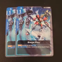 2x Siege Ploy - ST02-014 NM - Gundam TCG Card Game - Image 1