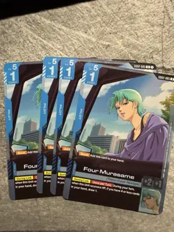 Four Murasame GD02-085 Gundam Card Game - Dual Impact (ENG) TCG x4 playset - Image 1