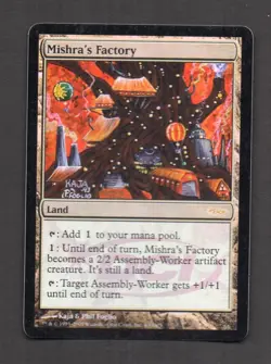MtG FOIL Mishra's Factory Fabbrica di Mishra FOIL (Judge Rewards Promos) - Image 1