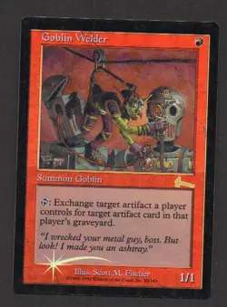 MTG FOIL Goblin Welder Saldatore Goblin FOIL (Urza's Legacy) - Image 1