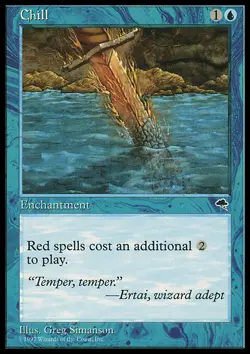 MTG CHILL ENGLISH EXC - BRIVIDO - TE - MAGIC - Image 1