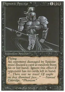 MTG HYPNOTIC SPECTER EXC - SPETTRO IPNOTICO - REV - MAGIC - Image 1