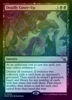 Deadly Cover-Up - Promo Pack (Foil) (PMKM) Murders at Karlov Manor - MTG - NM - Image 1