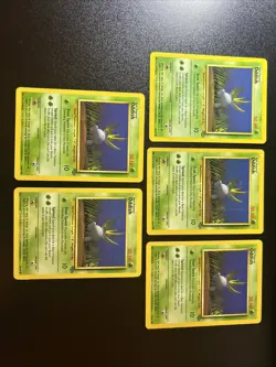 ODDISH 58/64 JUNGLE SET UNLIMITED POKEMON TCG CCG COMMON X5 - Image 1