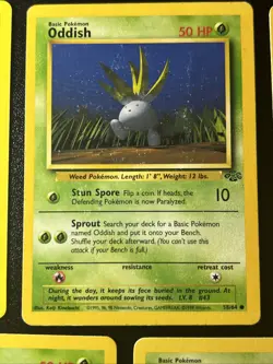 ODDISH 58/64 JUNGLE SET UNLIMITED POKEMON TCG CCG COMMON X5 - Image 3