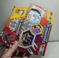 Pokemon TCG Sun and Moon Trainer Kit Lycanroc & Alolan Raichu Sealed 820650802102 - Image 2