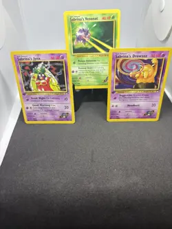 Pokemon TCG Gym Heroes 1ST EDITION Sabrina’s Jynx & Drowzee #59, #92, #96/132 LP - Image 5