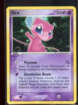 Mew Black Star Promo 040 HP Holo EX Series Pokemon - Image 1