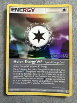 Holon Energy WP 106/113 Pokemon Delta Species Reverse Holo Foil Stamped Rare HP - Image 1