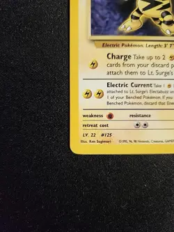 Vintage pokemon Non-Holo Rare Lt. Surge’s Electabuzz 27/132 Gym Heroes WotC - Image 4