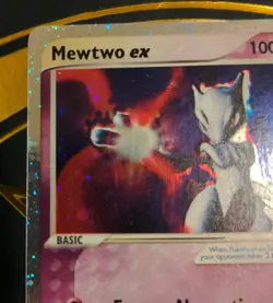 2003 Pokemon Ruby Sapphire Mewtwo EX Holo Ultra Rare 101/109 LP/NM- - Image 3