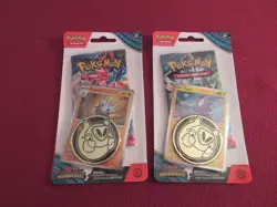 (2) Twilight Masquerade Booster Pack With Pokemon Holo Promo's Toxel & Pupitar - Image 4