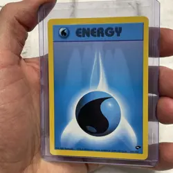 Pokemon Water Energy 132/132 Gym Challenge Common Pokemon Vintage Vtg LP+ WOTC - Image 2