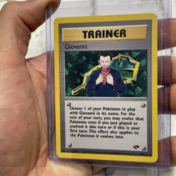 Pokemon TCG Giovanni Gym Challenge 104/132 Regular Unlimited Rare LP+ Vintage - Image 2