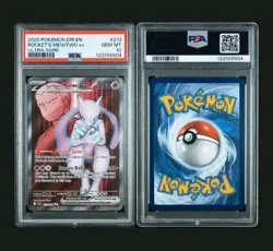 Team Rocket's Mewtwo ex 213/182 PSA 10 2025 Pokemon Destined Rivals - Image 3