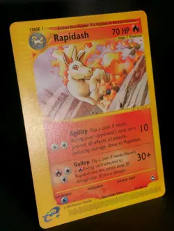 2003 Pokemon Aquapolis Rapidash 31/147 Rare Unlimited TCG Nintendo Wotc - Image 3