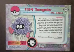 Topps Chrome Pokemon #114 Tangela Near Mint - Image 3