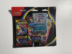 Pokemon TCG Phantasmal Flames 3 Pack Blister Weavile - Image 1