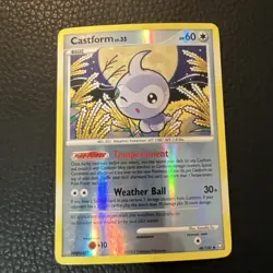 Castform 48/146 Reverse Holo Pokemon D&P Legends Awakened TCG 2008 Vintage LP * - Image 1