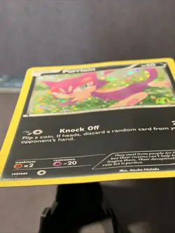 Pokemon TCG Purrloin #9/12 McDonalds 2012 Promo Confetti Holo Stamped MP - Image 4