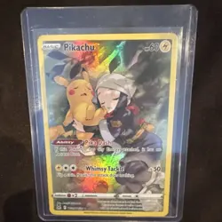 Pokemon TCG Pikachu Ultra Rare Holo Trainer Gallery TG05/TG30 Lost Origin - Image 1
