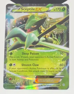 POKEMON TCG SCEPTILE EX 7/98 ANCIENT ORIGINS HOLO MINT FROM PACKET TO SLEEVE - Image 1