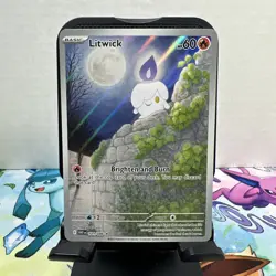 2025 Pokemon SV White Flare WHT EN Litwick Illustration Rare #101/086 NM/Mint - Image 1