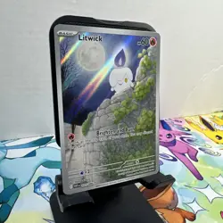 2025 Pokemon SV White Flare WHT EN Litwick Illustration Rare #101/086 NM/Mint - Image 2