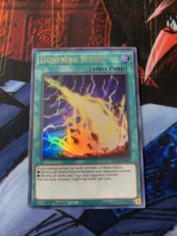 Yu-Gi-Oh! KICO-EN057 1x Lightning Storm Ultra Rare 1st Edition Near Mint - Image 2