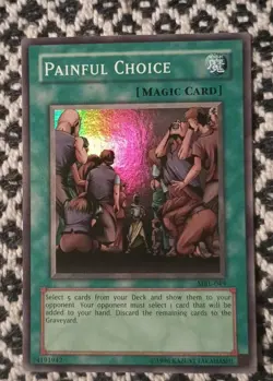 Yu-Gi-Oh Painful Choice MRL-049 Unlimited Never Been Played - Image 1