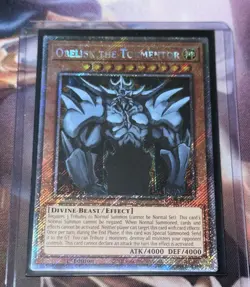 Obelisk The Tormentor RA04-EN116 Platinum Secret Rare Yugioh 1st Edition Mint - Image 1
