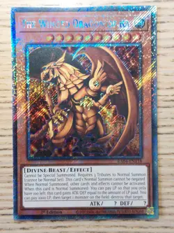 Yu-Gi-Oh! TCG The Winged Dragon of Ra RA04-EN118 Platinum Secret Rare Near Mint - Image 2