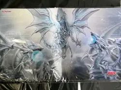 Yugioh Majesty with Dragons of White Official Playmat Yugioh's Day Japanese NEW - Image 1