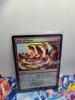 ~ Fists of Flame ~ NM Foil ~ MTG: Avatar ~ MTG ~ - Image 1