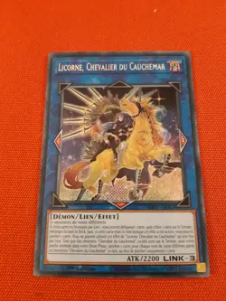 Nightmare Unicorn Knight RA01-FR043 Secret Rare Yu-Gi-Oh! Card TBE - Image 1