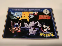 Pokemon Poketrivia Card Charizard #6 Burger King Perforated Pikachu Project 1998 - Image 5