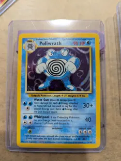 Pokemon TCG Poliwrath Base Set 13/102 Holo 1999-2000 Wizards Base Set Copyright - Image 1
