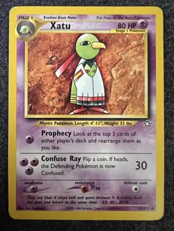 Xatu 52/111 Uncommon Pokemon Card Lightly Played - Image 1